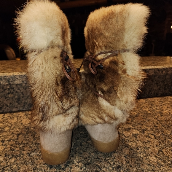 Vega Leather and Fur Boots, Size 39, Made In Italy - Picture 3 of 8